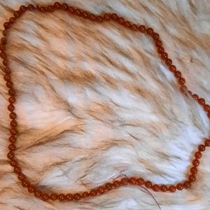 24.5 Red Jasper hand-knotted necklace